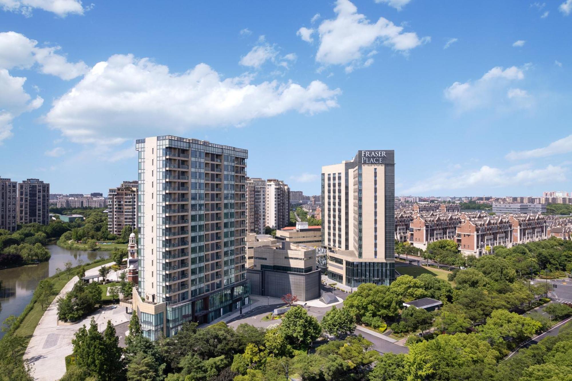 Fraser Place Wujiaochang Shanghai - Adjoin Business Center, Free Minibar エクステリア 写真